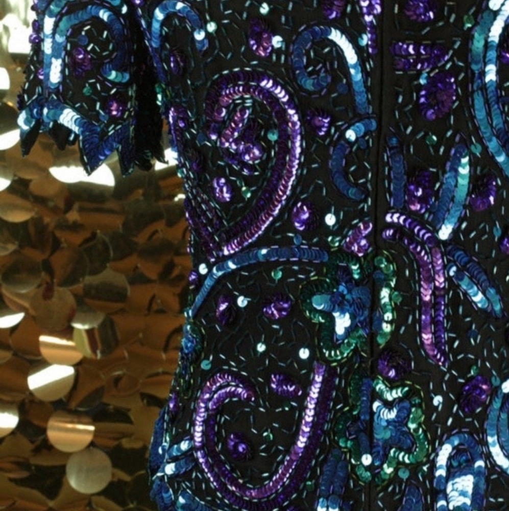 Multicoloured Sequins Blouse - image 4
